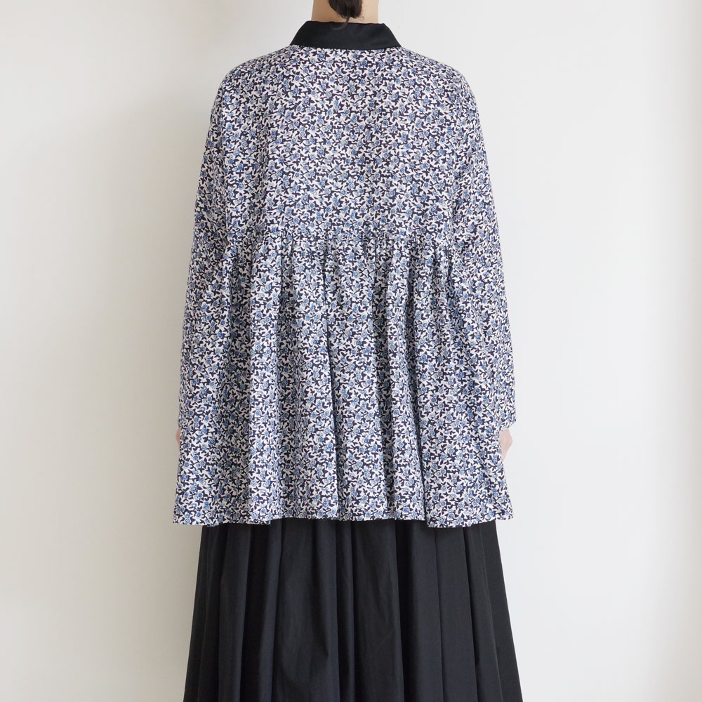 R&D.M.Co- ������ɥޥ󥺥ơ��顼 : OLD BLUE WAIST GATHER BLOUSE ��ͥ�ץ��ȥ��㥶���֥饦��