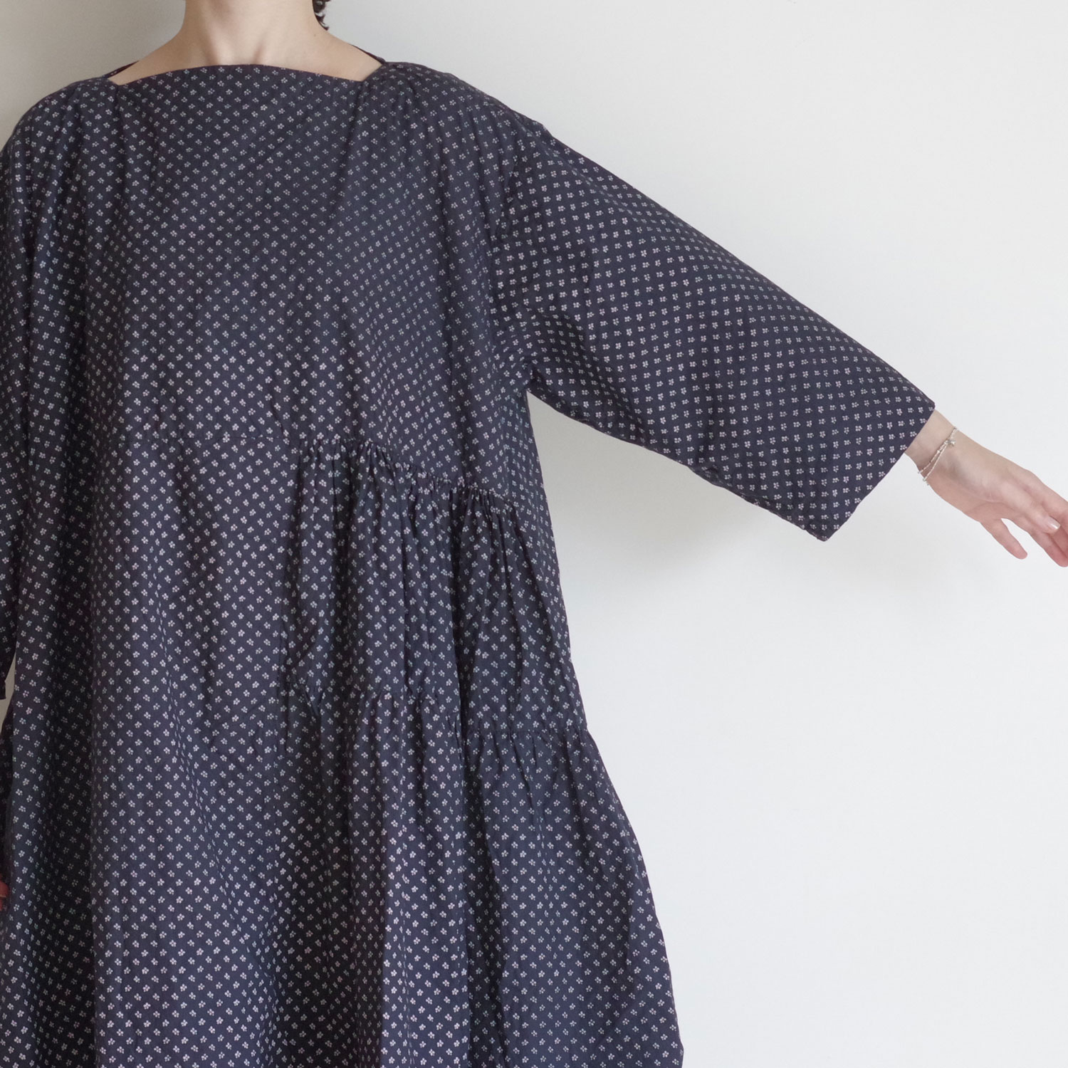 AODRESS �����ɥ쥹 : boat neck all spice dress (polka dot) �������ȥ꡼�ץ��ȥ��ԡ���