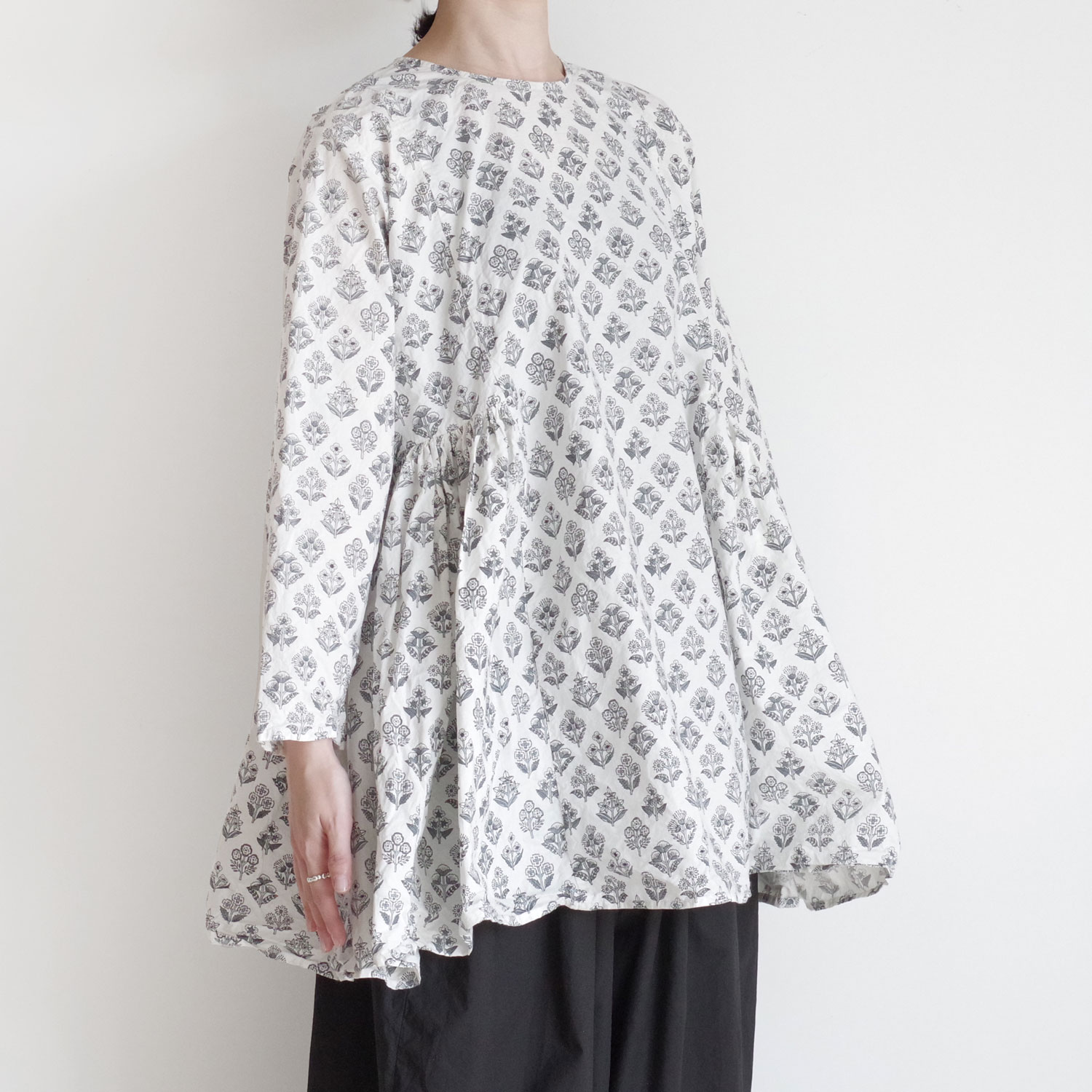 AODRESS �����ɥ쥹 : side gather tunic �֥��å��ץ��ȥ��㥶������˥å�