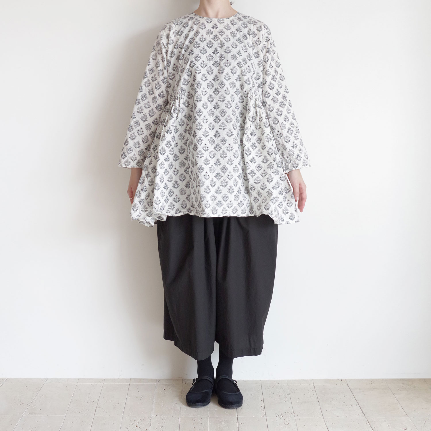 AODRESS �����ɥ쥹 : side gather tunic �֥��å��ץ��ȥ��㥶������˥å�