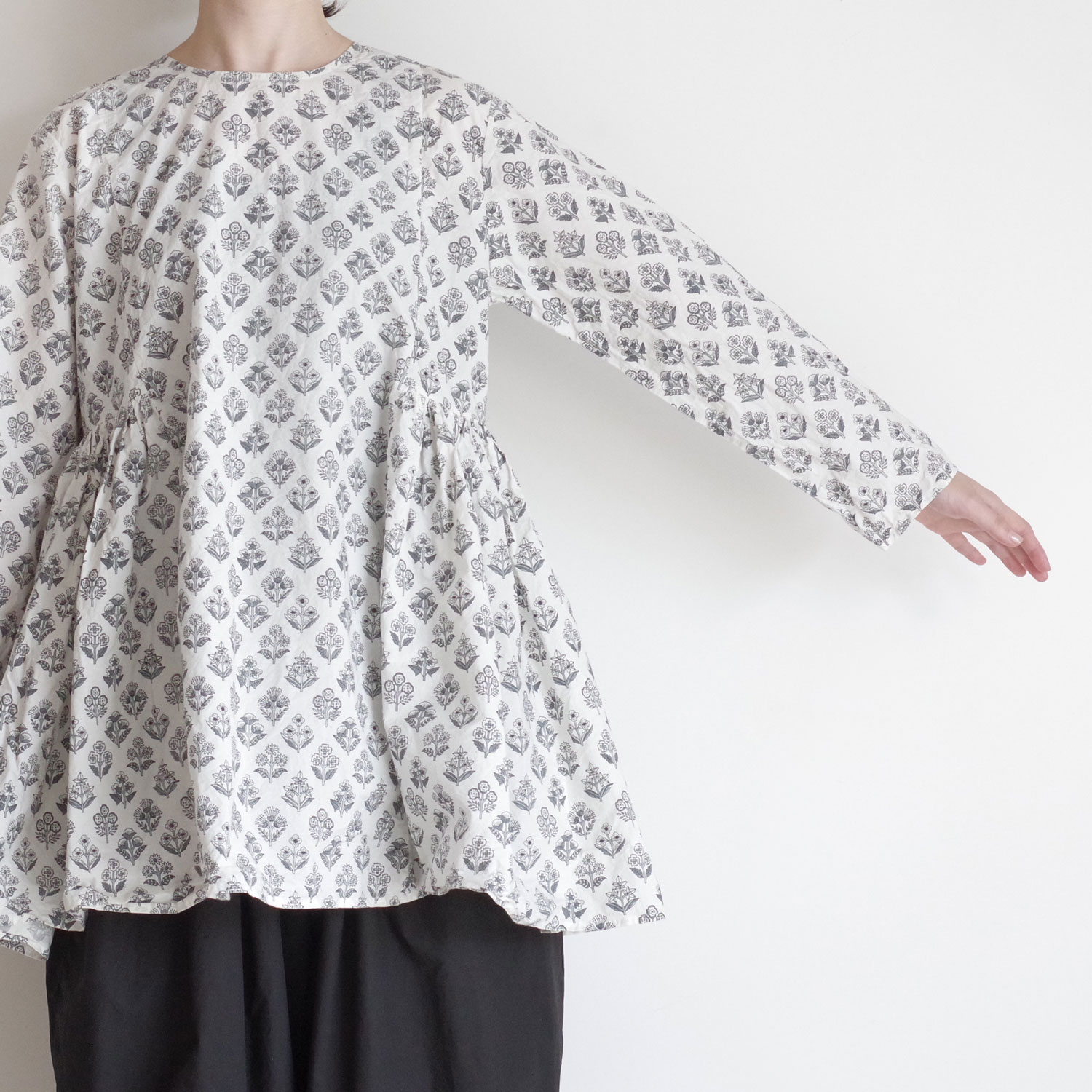 AODRESS �����ɥ쥹 : side gather tunic �֥��å��ץ��ȥ��㥶������˥å�