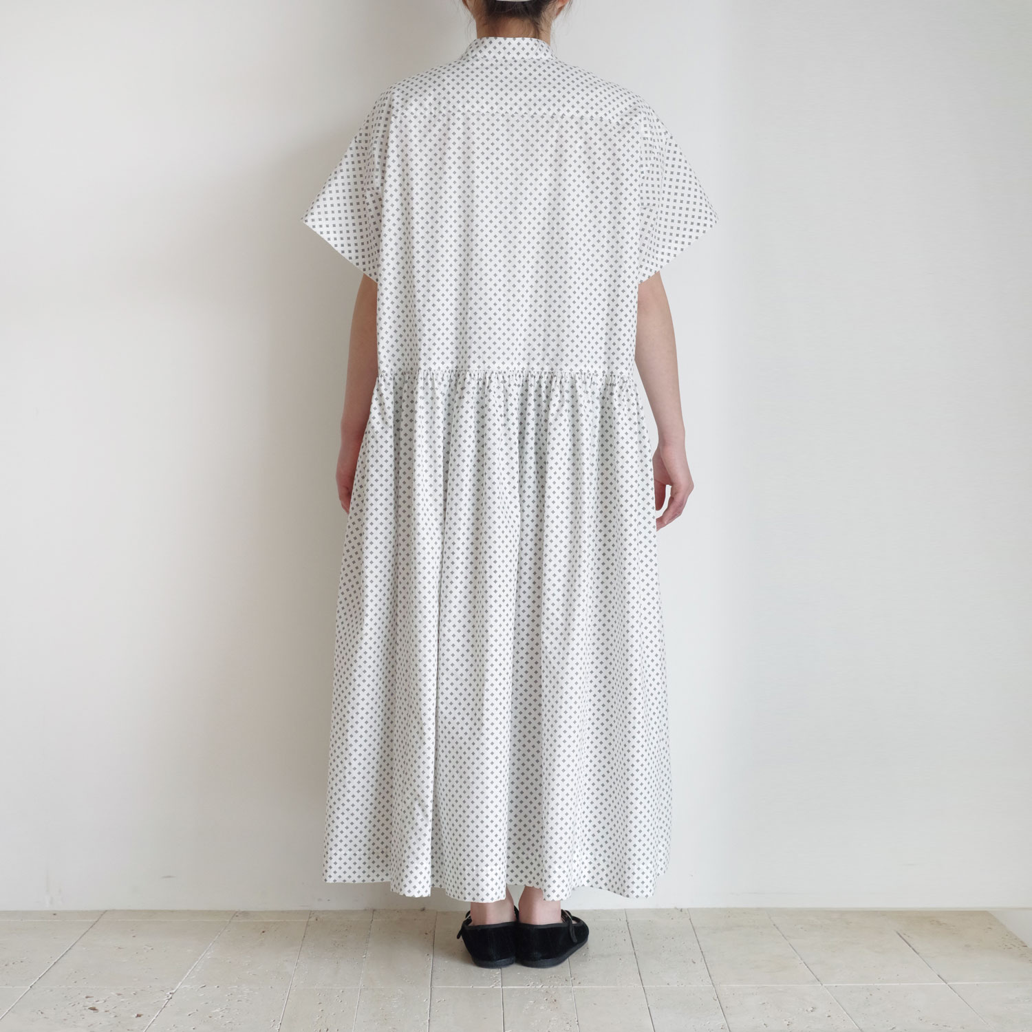 the last flower of the afternoon : Ǥ half sleeve shirt dress