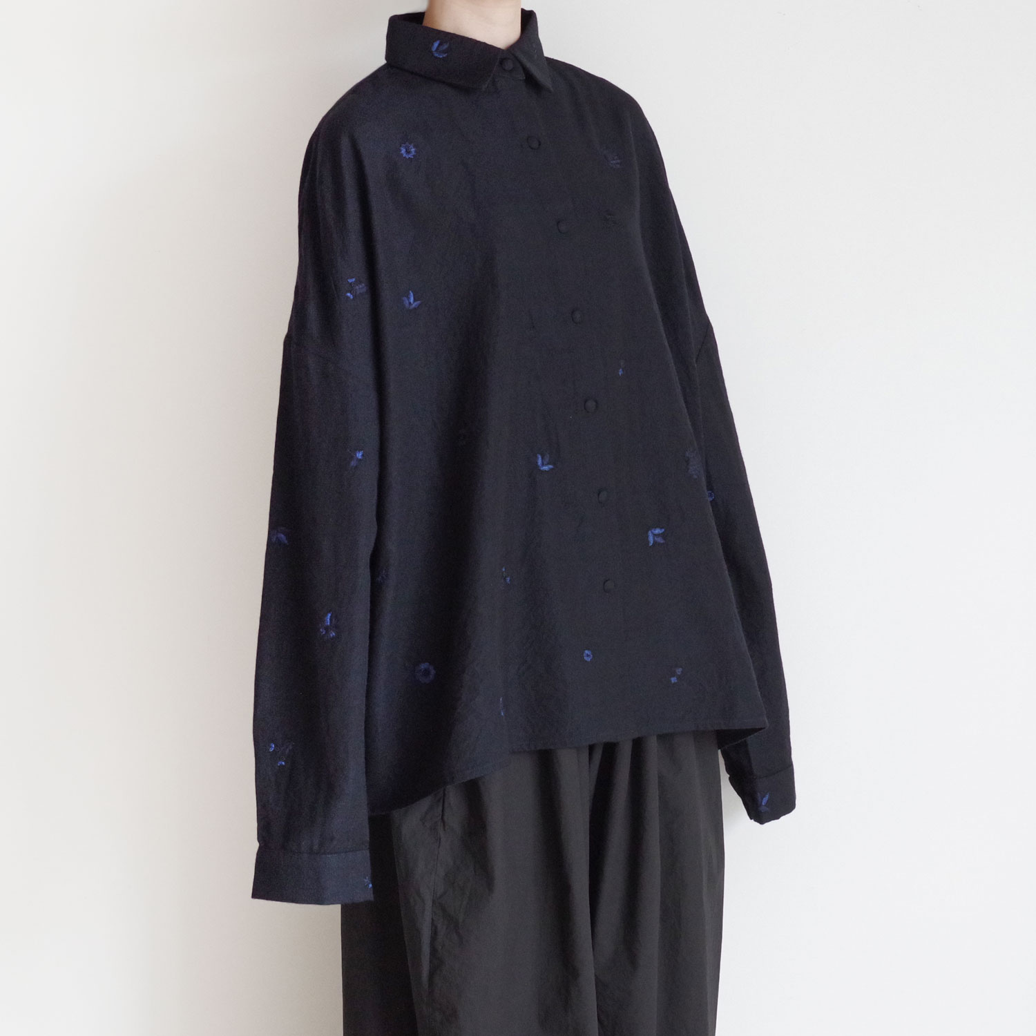 AODRESS �����ɥ쥹 : mini purana droped shoulder shirt  �ɽ������