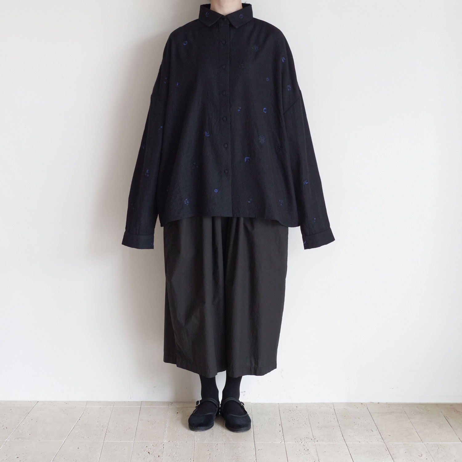 AODRESS �����ɥ쥹 : mini purana droped shoulder shirt  �ɽ������