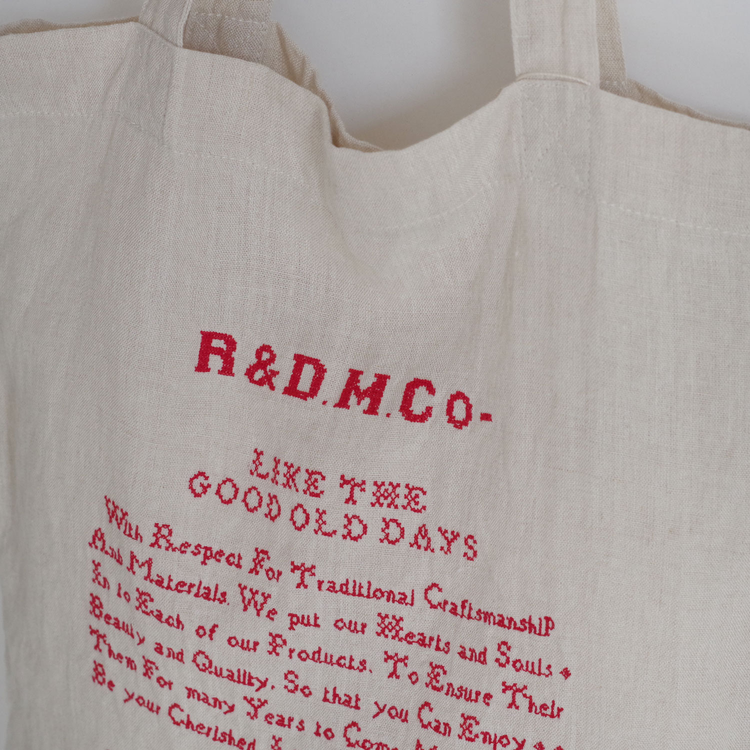 R&D.M.Co- ������ɥޥ󥺥ơ��顼 : GOOD OLD DAYS CROSS STITCH BAG ����֥������꡼��ͥ�ȡ���
