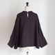 AODRESS �����ɥ쥹 : full folitage lights mock neck blouse ��å��ͥå��֥饦��