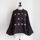 AODRESS �����ɥ쥹 : full folitage lights mock neck blouse ��å��ͥå��֥饦��