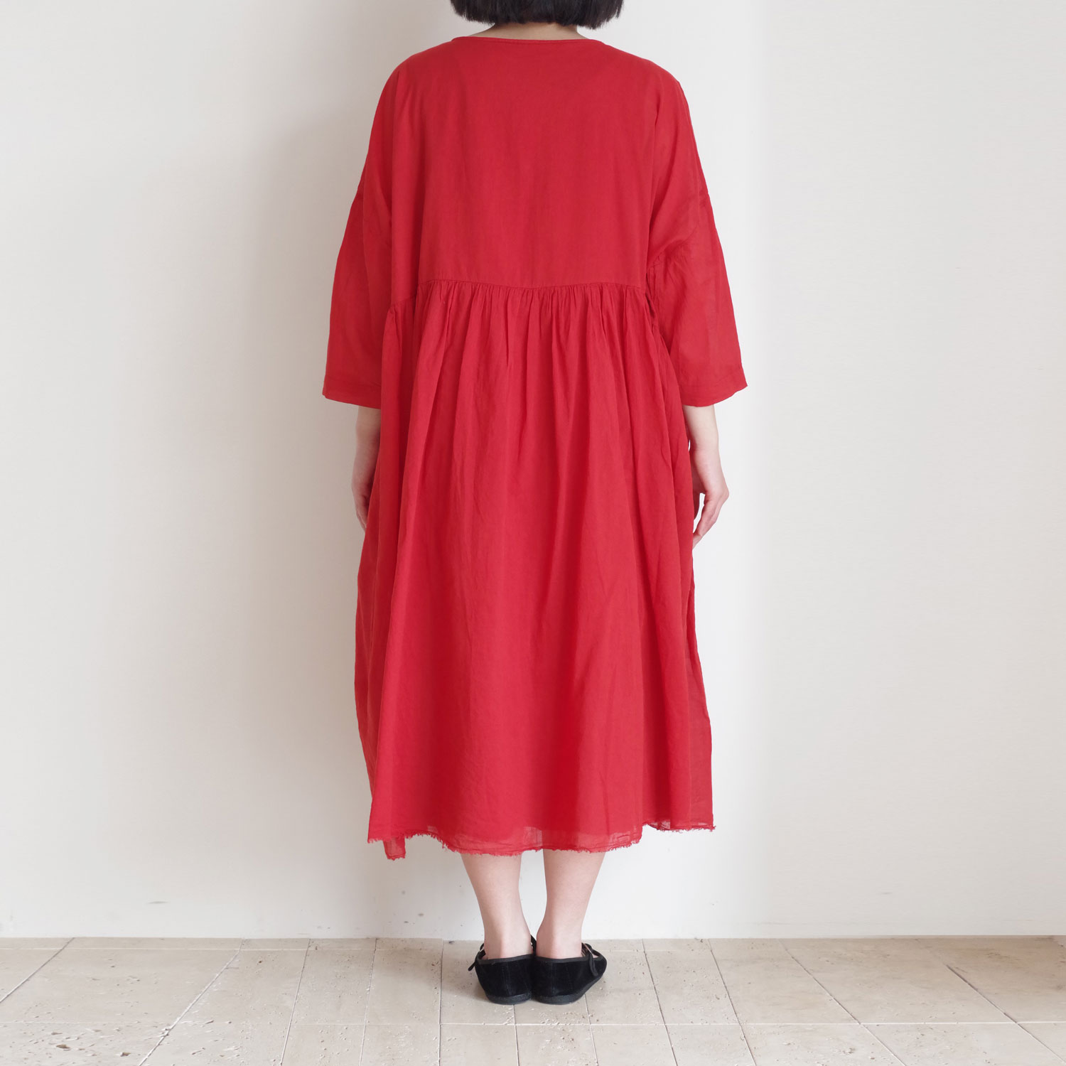 H+ HANNOH WESSEL ���å���ץ�她���Ρ��������� : DRESS Robby(VERMILLION) V�ͥå����ԡ���