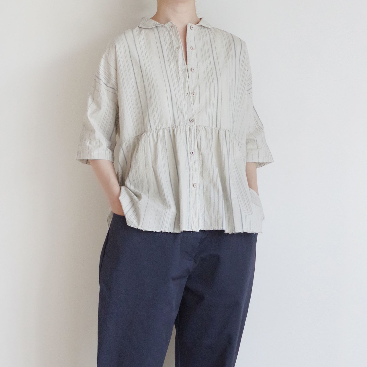 H+ HANNOH WESSEL åץ她Ρ : SHIRT Camelie ޥȥ饤ץ㥶֥饦