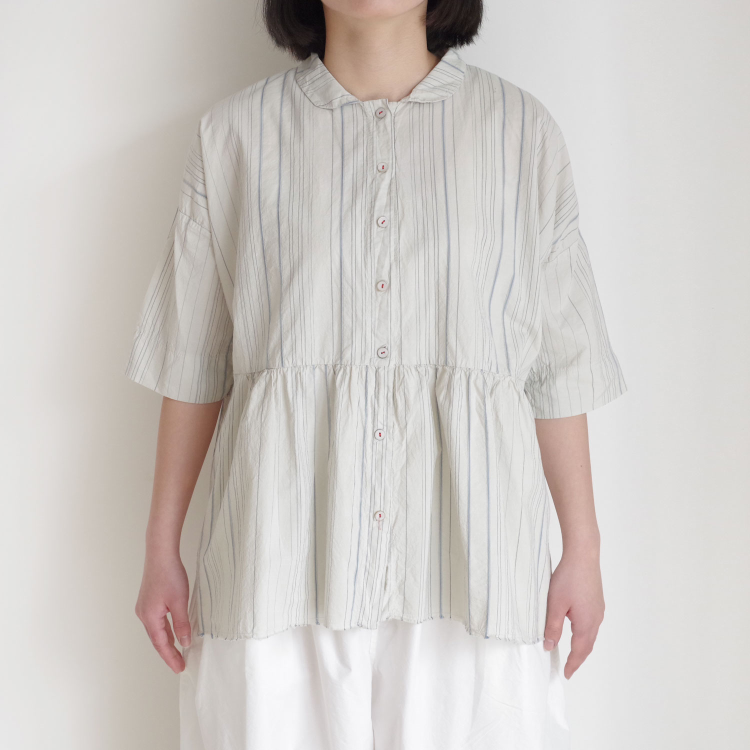 H+ HANNOH WESSEL ���å���ץ�她���Ρ��������� : SHIRT Camelie �ޥ�����ȥ饤�ץ��㥶���֥饦��