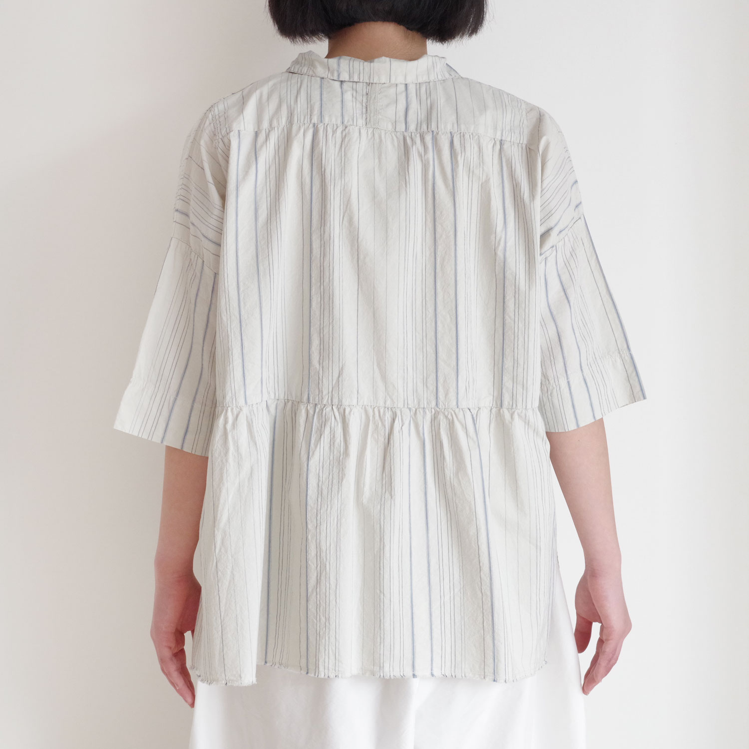 H+ HANNOH WESSEL ���å���ץ�她���Ρ��������� : SHIRT Camelie �ޥ�����ȥ饤�ץ��㥶���֥饦��