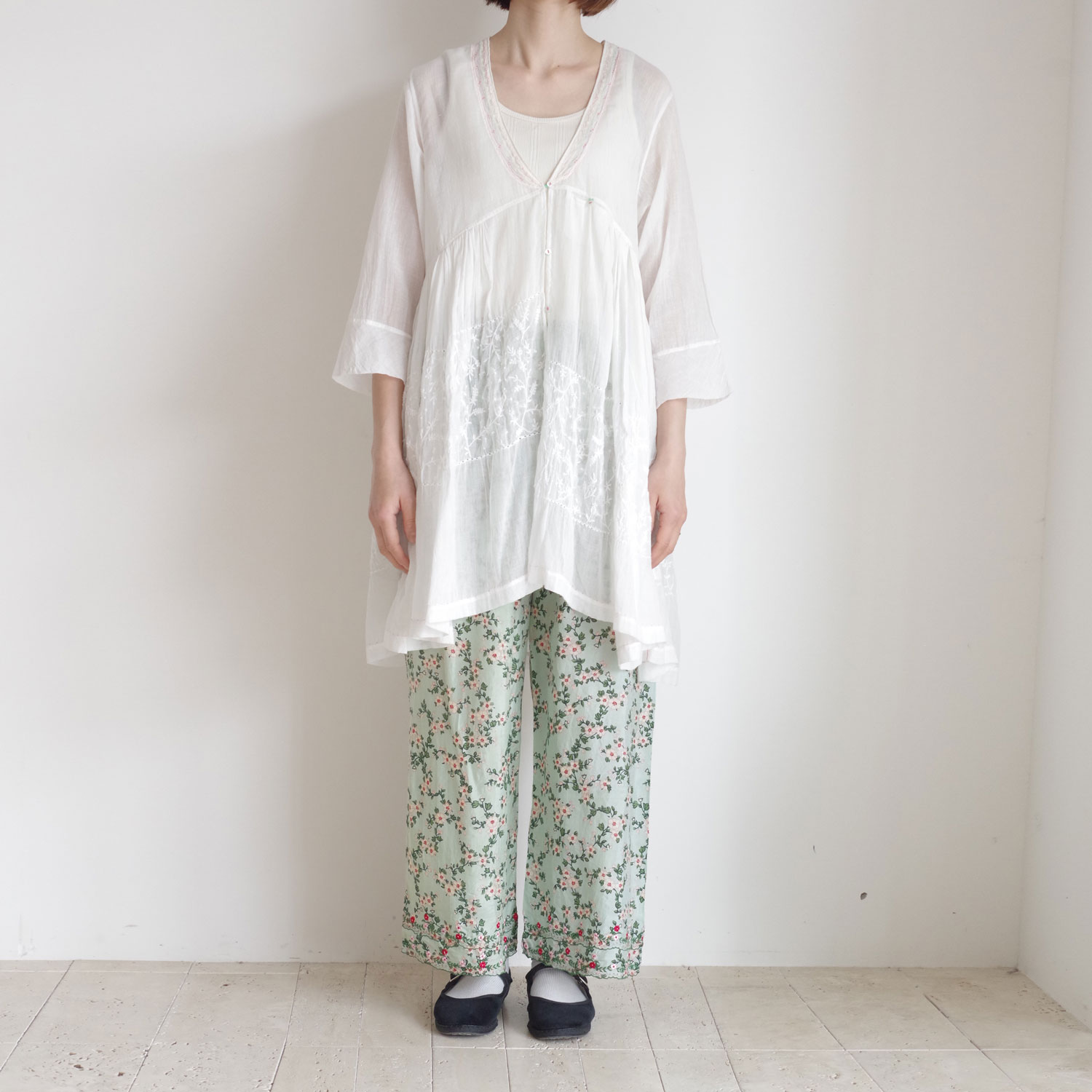 maku textiles �ޥ��ƥ��������륺 : STRAIGHT PAJAMA_221 �ץ��ȥѥ��