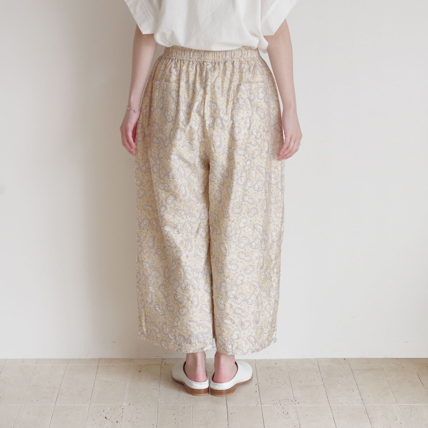 BUNON �֥Υ� : Embroidery TuckPants �ɽ����å��ѥ��