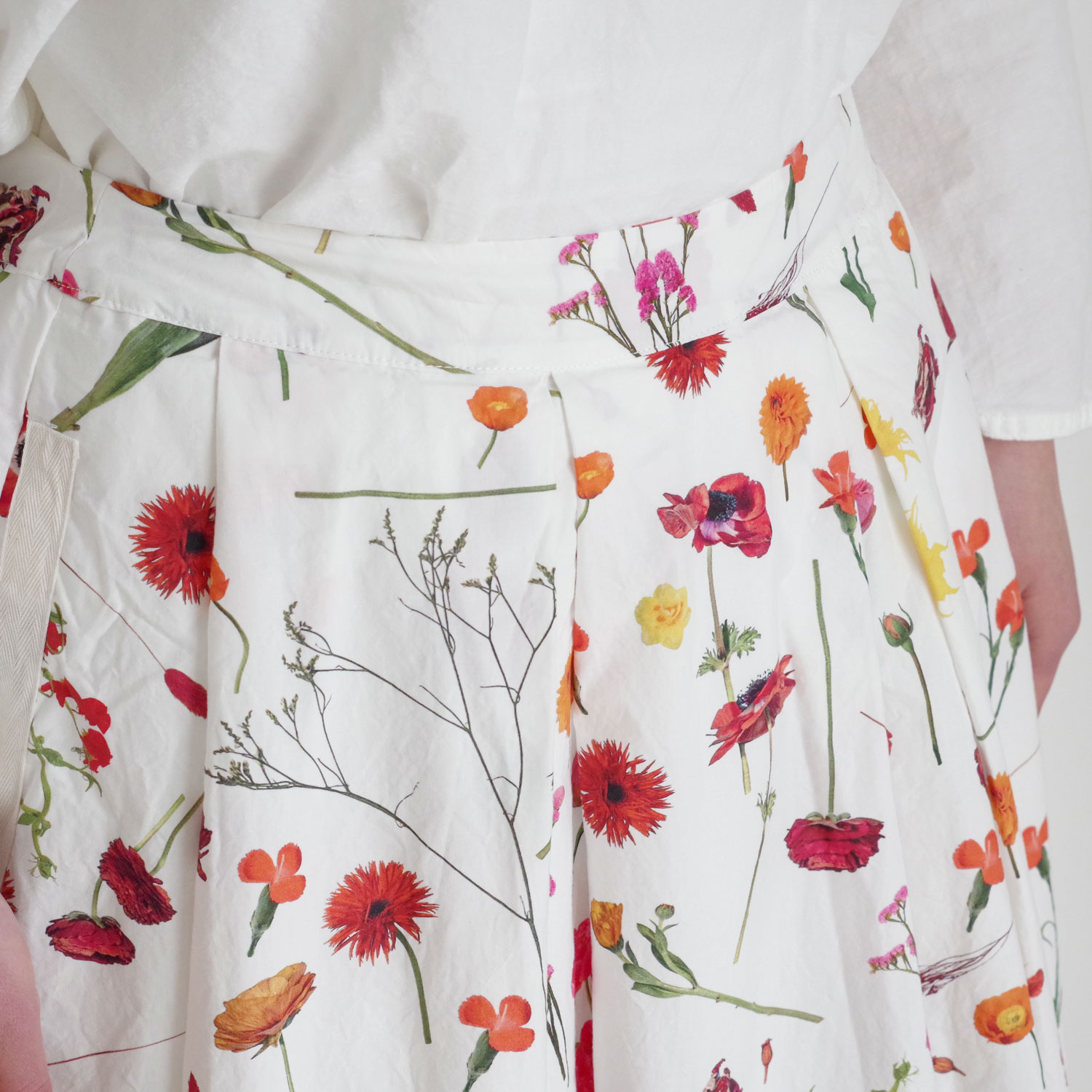 H+ HANNOH WESSEL ���å���ץ�她���Ρ��������� : SKIRT Print Jamila �ե��ץ��ȥХ롼�󥹥�����