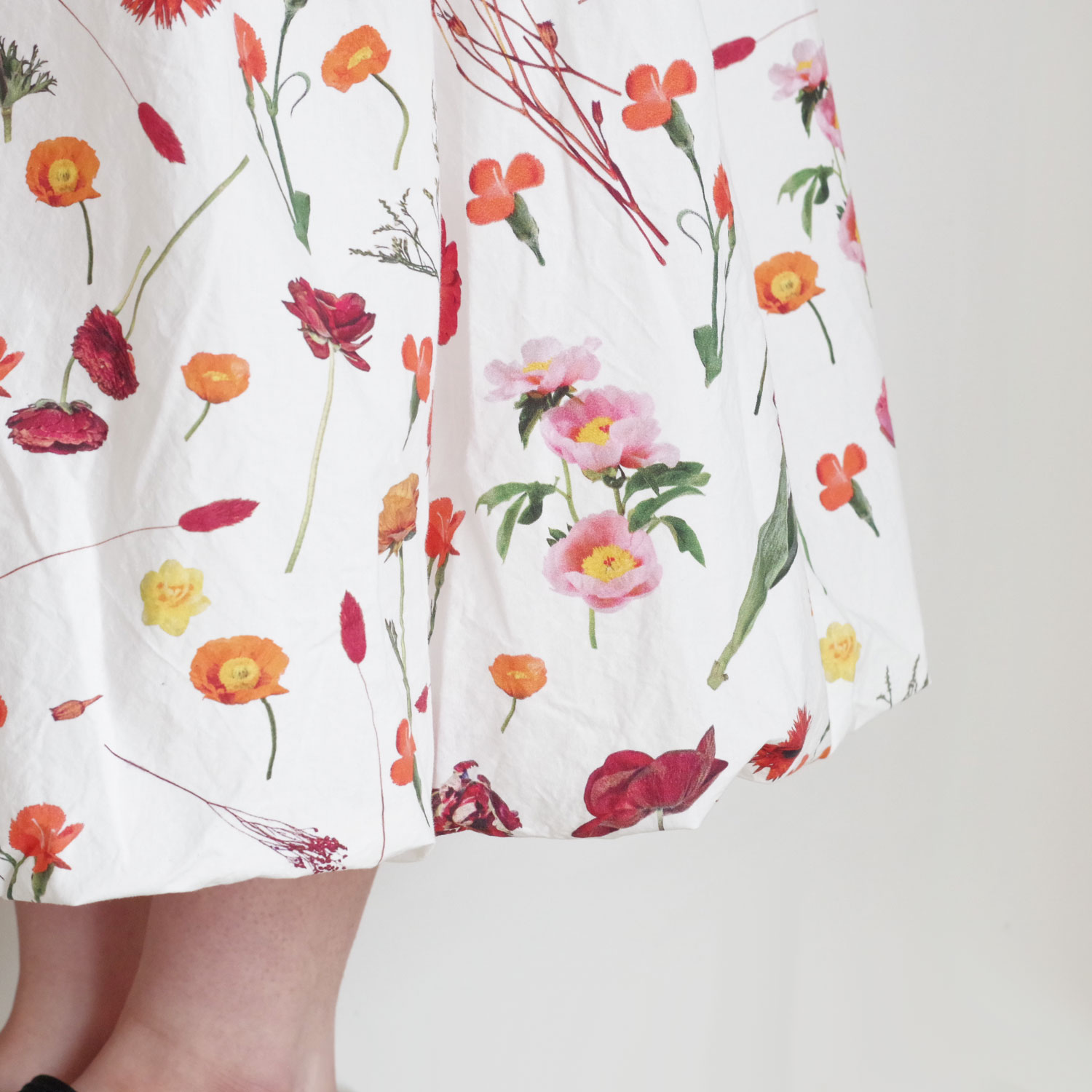 H+ HANNOH WESSEL ���å���ץ�她���Ρ��������� : SKIRT Print Jamila �ե��ץ��ȥХ롼�󥹥�����