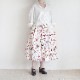 H+ HANNOH WESSEL ���å���ץ�她���Ρ��������� : SKIRT Print Jamila �ե��ץ��ȥХ롼�󥹥�����