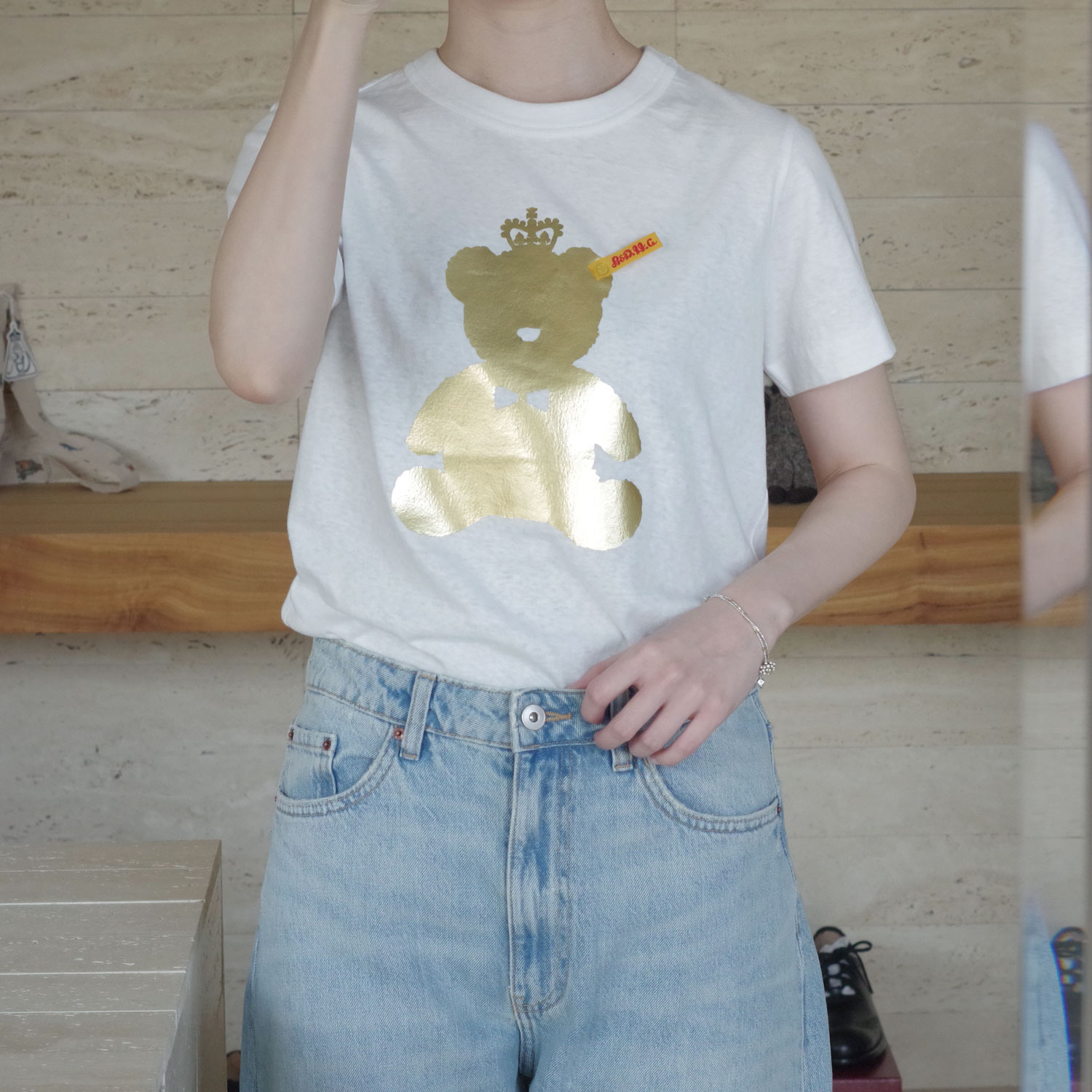 R&D.M.Co- ������ɥޥ󥺥ơ��顼 : CROWN TEDDY H/T SHIRT T�����