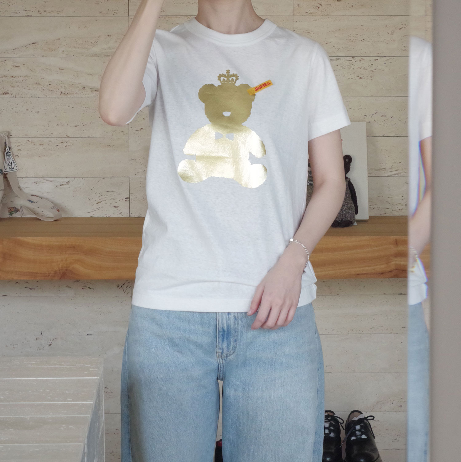 R&D.M.Co- ������ɥޥ󥺥ơ��顼 : CROWN TEDDY H/T SHIRT T�����