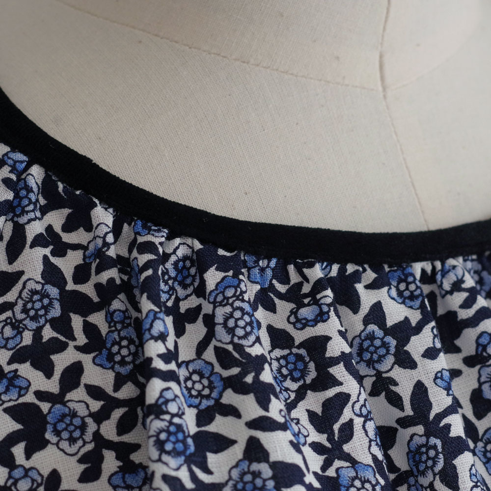 R&D.M.Co- ������ɥޥ󥺥ơ��顼  : OLD BLUE GATHER SMOCK ����å��֥饦��