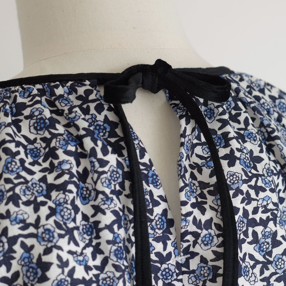 R&D.M.Co- ������ɥޥ󥺥ơ��顼  : OLD BLUE GATHER SMOCK ����å��֥饦��