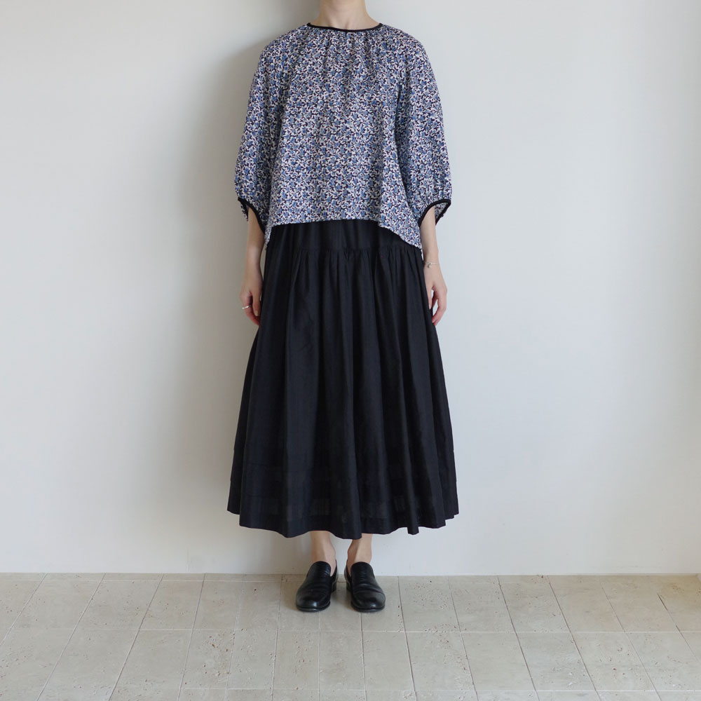 R&D.M.Co- ������ɥޥ󥺥ơ��顼  : OLD BLUE GATHER SMOCK ����å��֥饦��