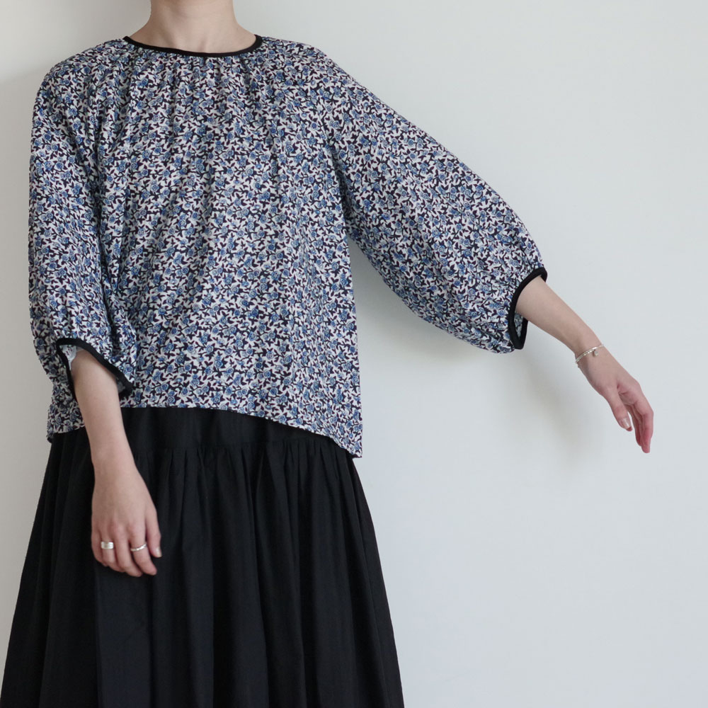 R&D.M.Co- ������ɥޥ󥺥ơ��顼  : OLD BLUE GATHER SMOCK ����å��֥饦��