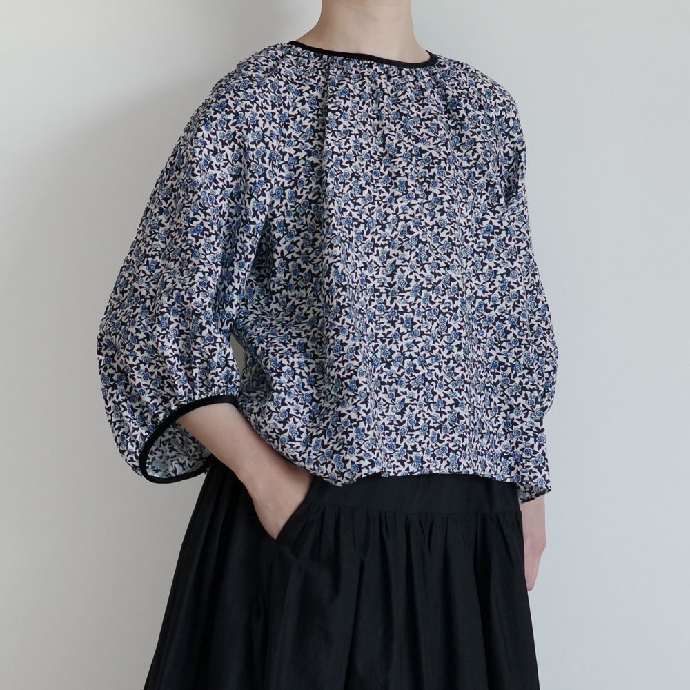 R&D.M.Co- ������ɥޥ󥺥ơ��顼  : OLD BLUE GATHER SMOCK ����å��֥饦��