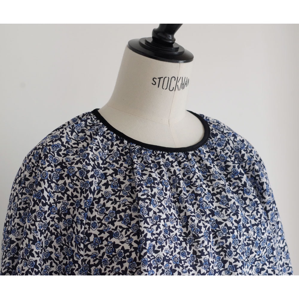 R&D.M.Co- ������ɥޥ󥺥ơ��顼  : OLD BLUE GATHER SMOCK ����å��֥饦��