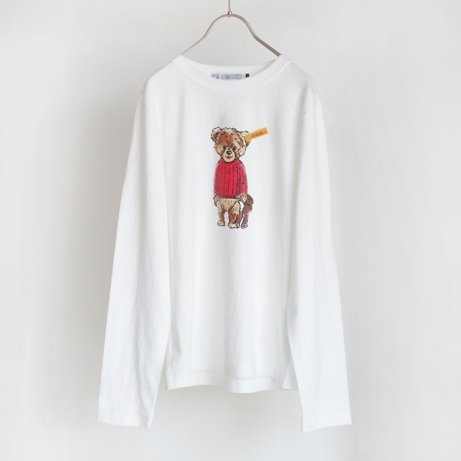 R&D.M.Co- オールドマンズテーラー : BEAR BOY L/T SHIRTS T