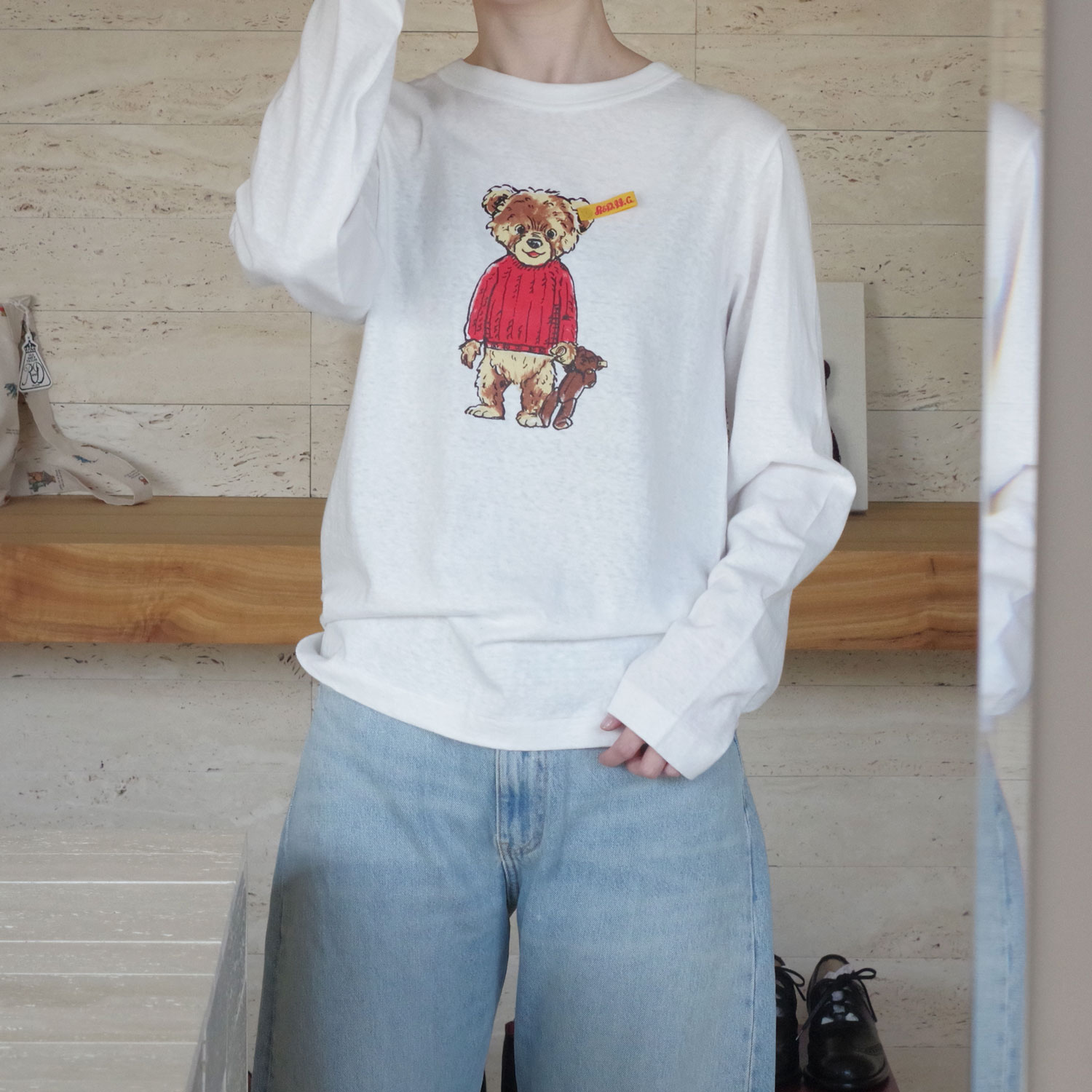 R&D.M.Co- ������ɥޥ󥺥ơ��顼 : BEAR BOY L/T SHIRTS T�����