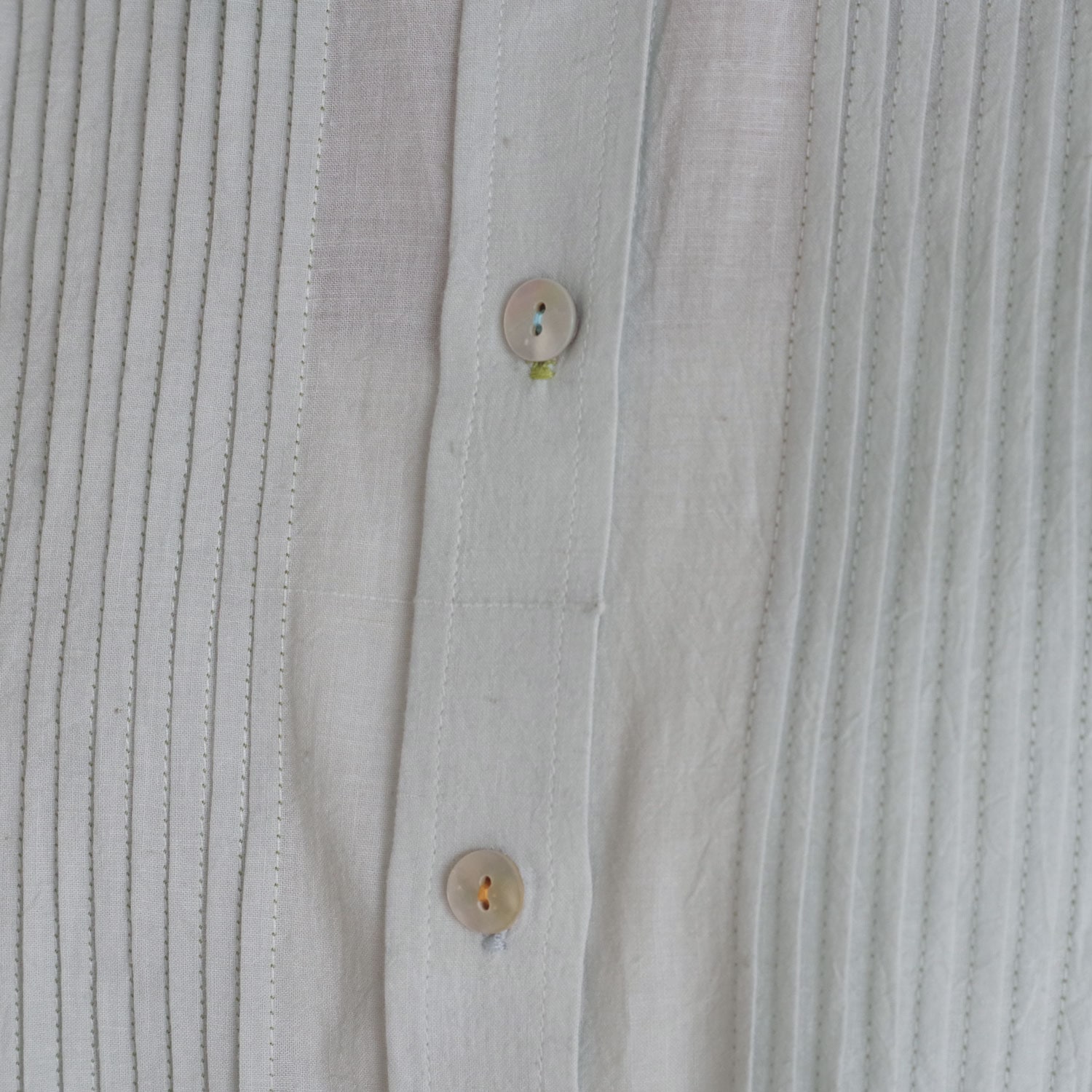maku textiles �ޥ��ƥ��������륺 : PLEATED SHIRT_493 �饦��ɥ��顼�����