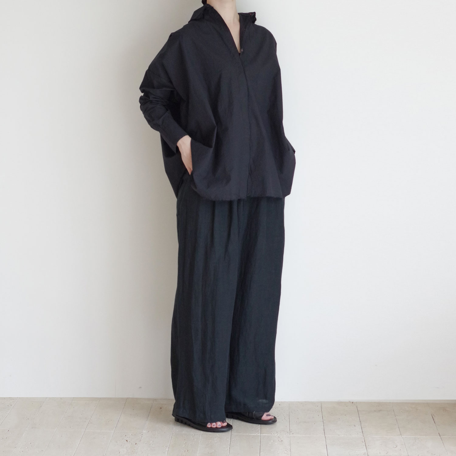 H+ HANNOH WESSEL ���å���ץ�她���Ρ��������� : SHIRT Carletta(Notte) �ե饤�ե���ȥ磻�ɥ����