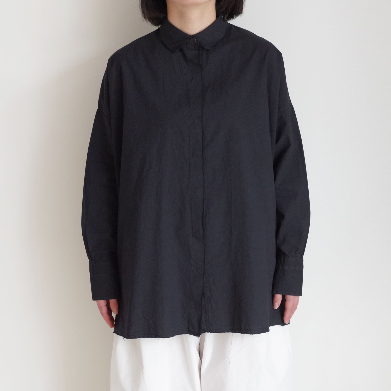H+ HANNOH WESSEL ���å���ץ�她���Ρ��������� : SHIRT Carletta(Notte) �ե饤�ե���ȥ磻�ɥ����