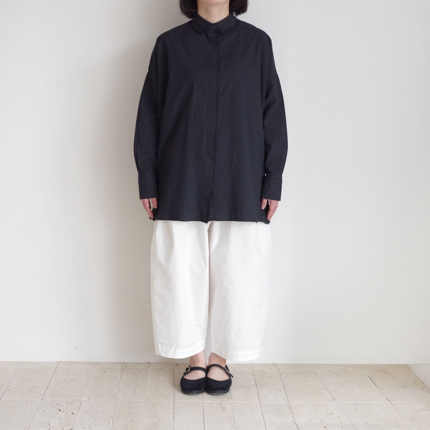 H+ HANNOH WESSEL ���å���ץ�她���Ρ��������� : SHIRT Carletta(Notte) �ե饤�ե���ȥ磻�ɥ����