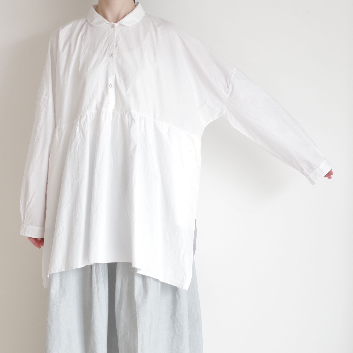 H+ HANNOH WESSEL ���å���ץ�她���Ρ��������� : Shirt Salmoa �饦��ɥ��顼�ץ륪���С��֥饦��