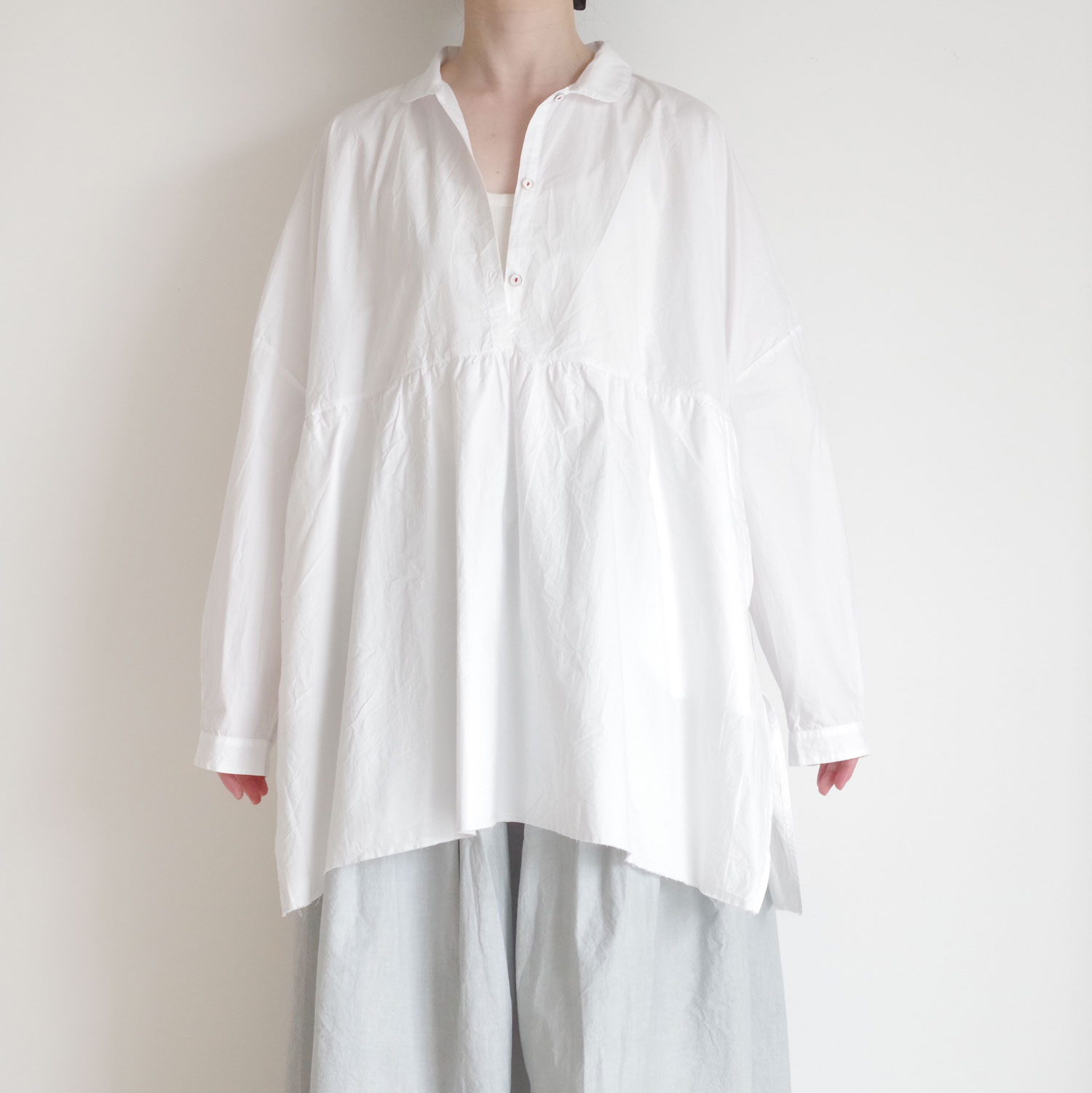 H+ HANNOH WESSEL ���å���ץ�她���Ρ��������� : Shirt Salmoa �饦��ɥ��顼�ץ륪���С��֥饦��