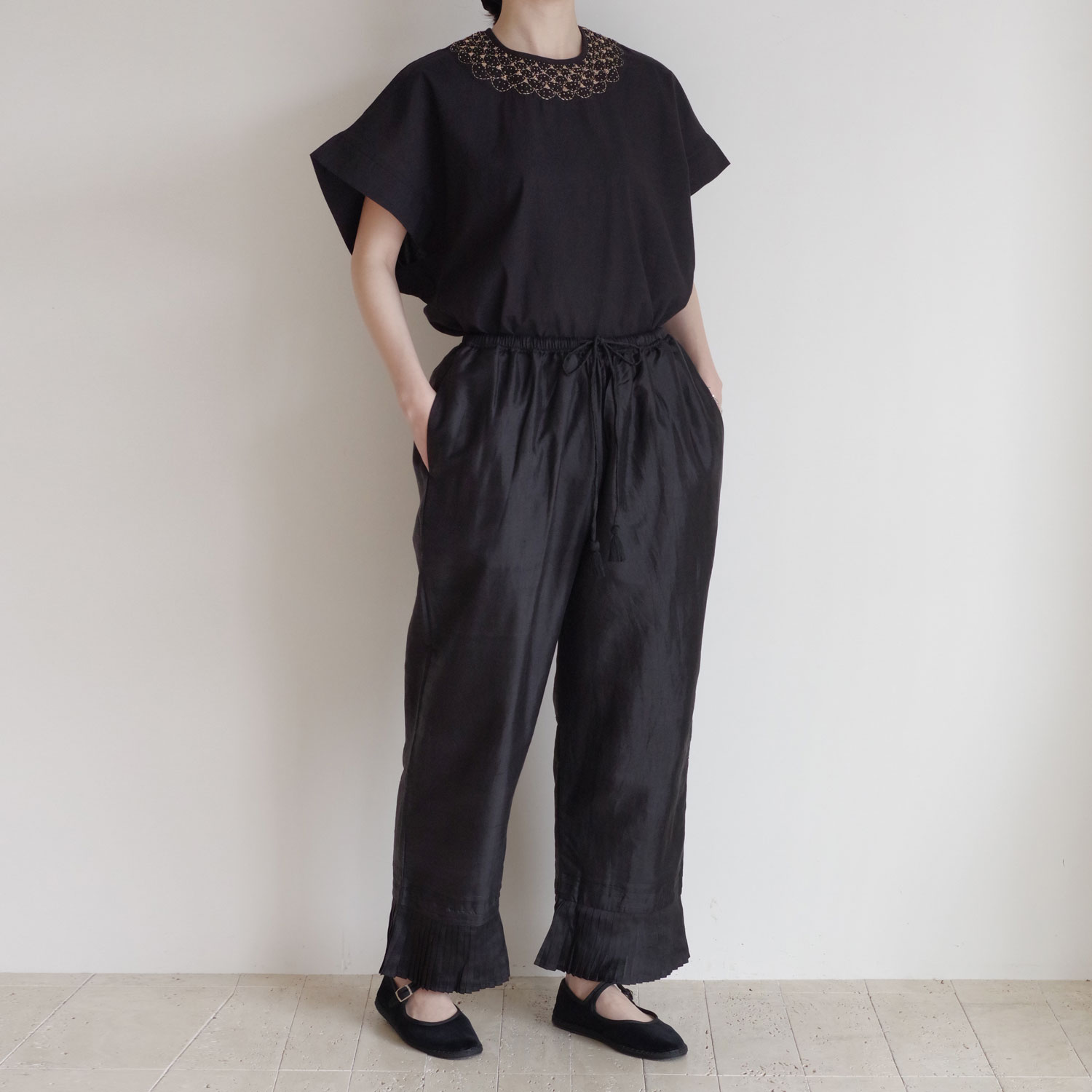 BUNON �֥Υ� : Hem Tuck Pants �إॿ�å��ѥ��