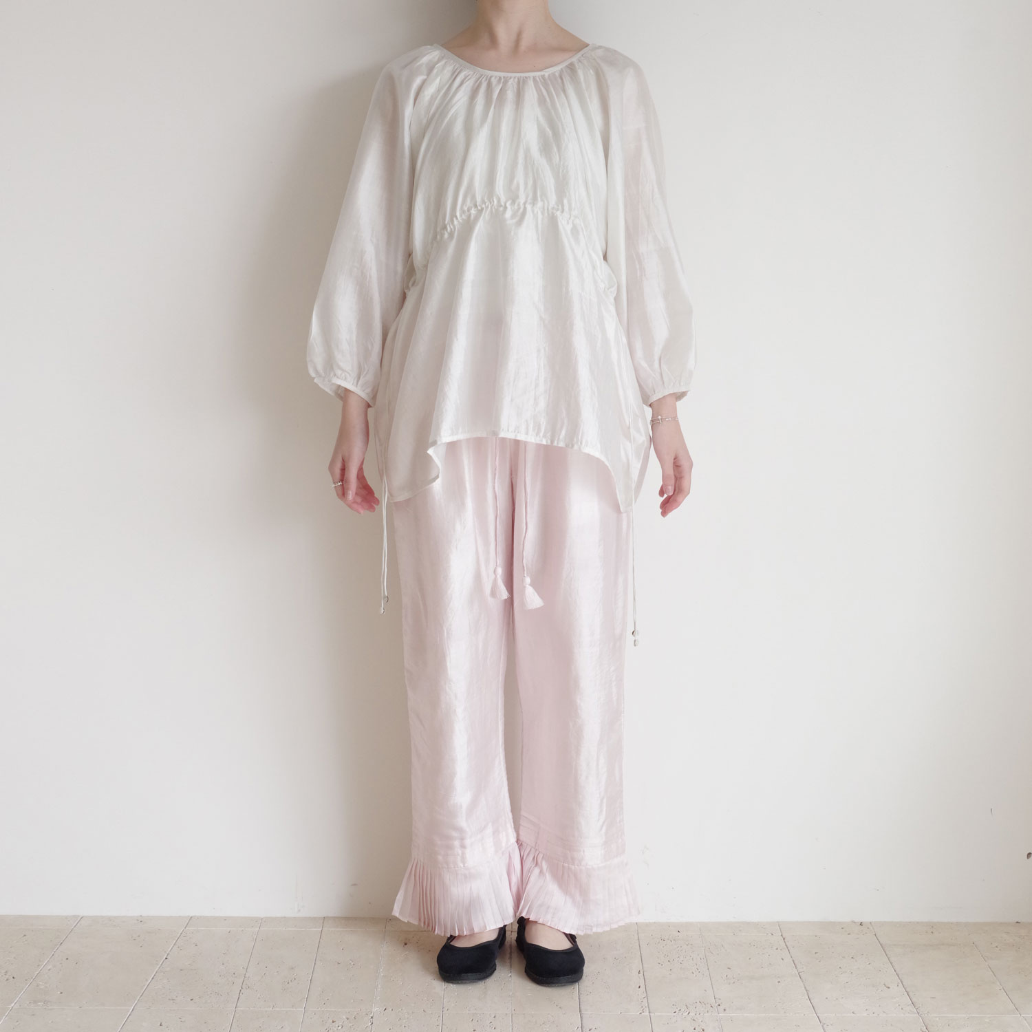 BUNON �֥Υ� : Hem Tuck Pants �إॿ�å��ѥ��
