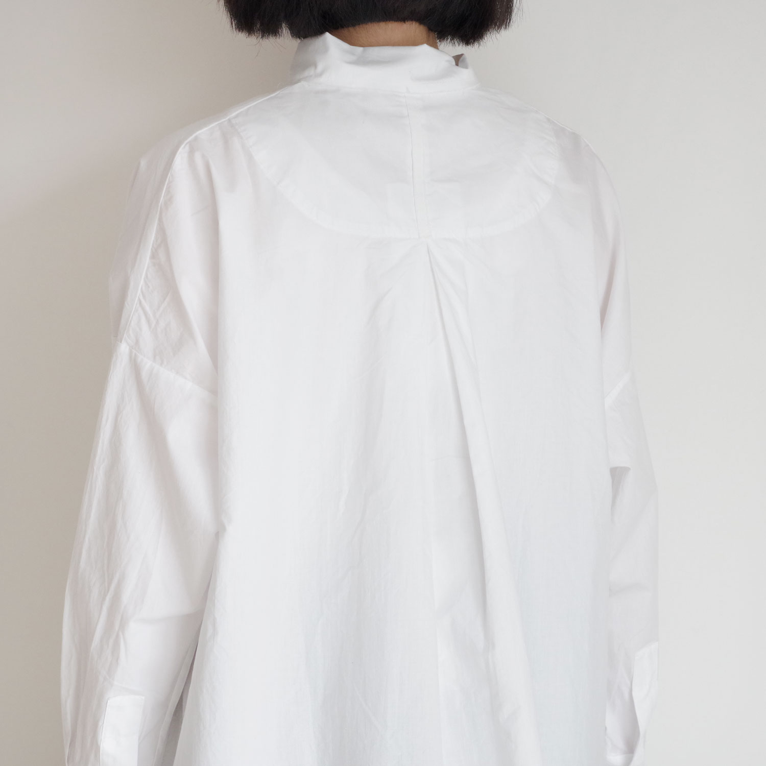 H+ HANNOH WESSEL ���å���ץ�她���Ρ��������� : SHIRT Carletta(White) �ե饤�ե���ȥ磻�ɥ����