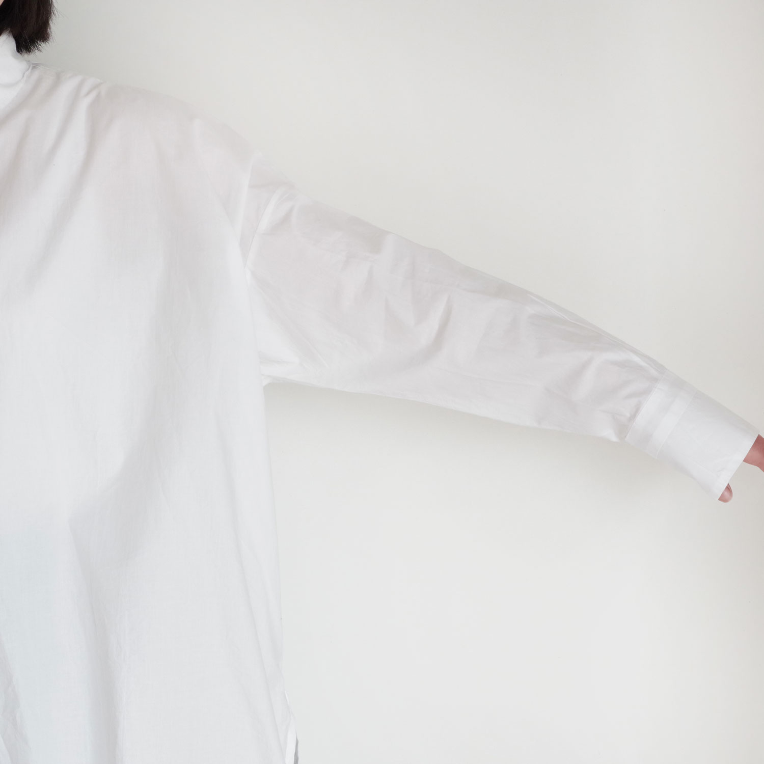 H+ HANNOH WESSEL ���å���ץ�她���Ρ��������� : SHIRT Carletta(White) �ե饤�ե���ȥ磻�ɥ����