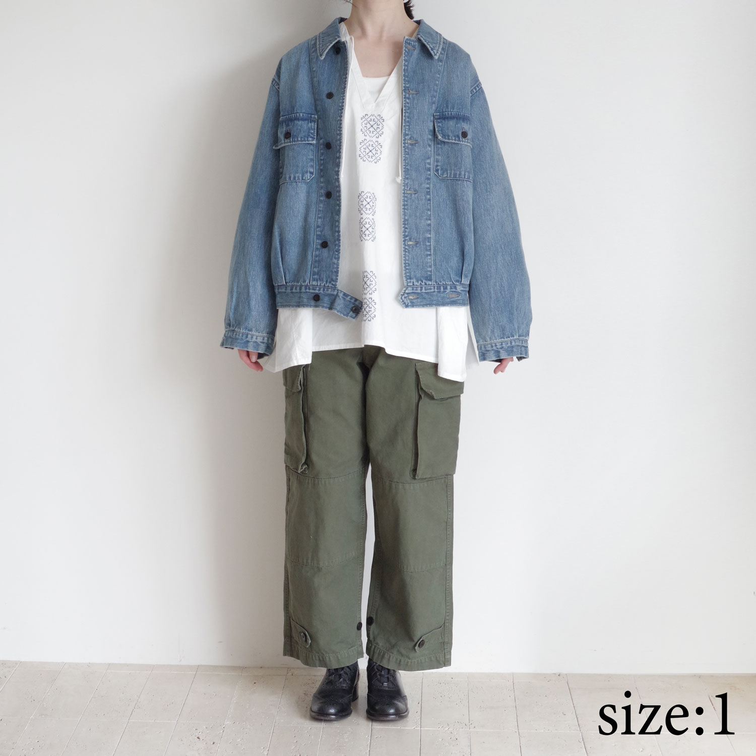OUTIL ���ƥ��� : VESTE CAEN �ǥ˥ॸ�㥱�å�