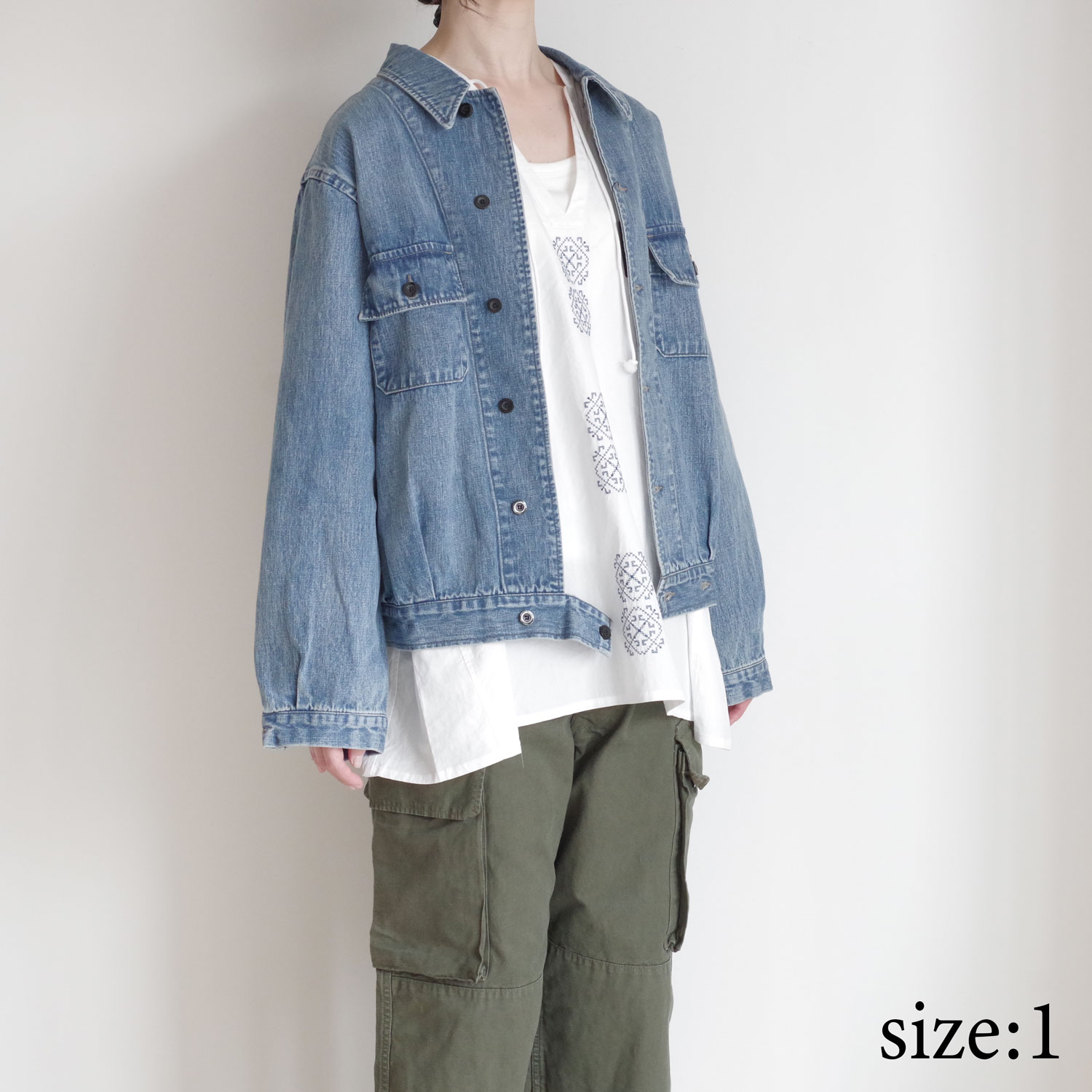 OUTIL ���ƥ��� : VESTE CAEN �ǥ˥ॸ�㥱�å�