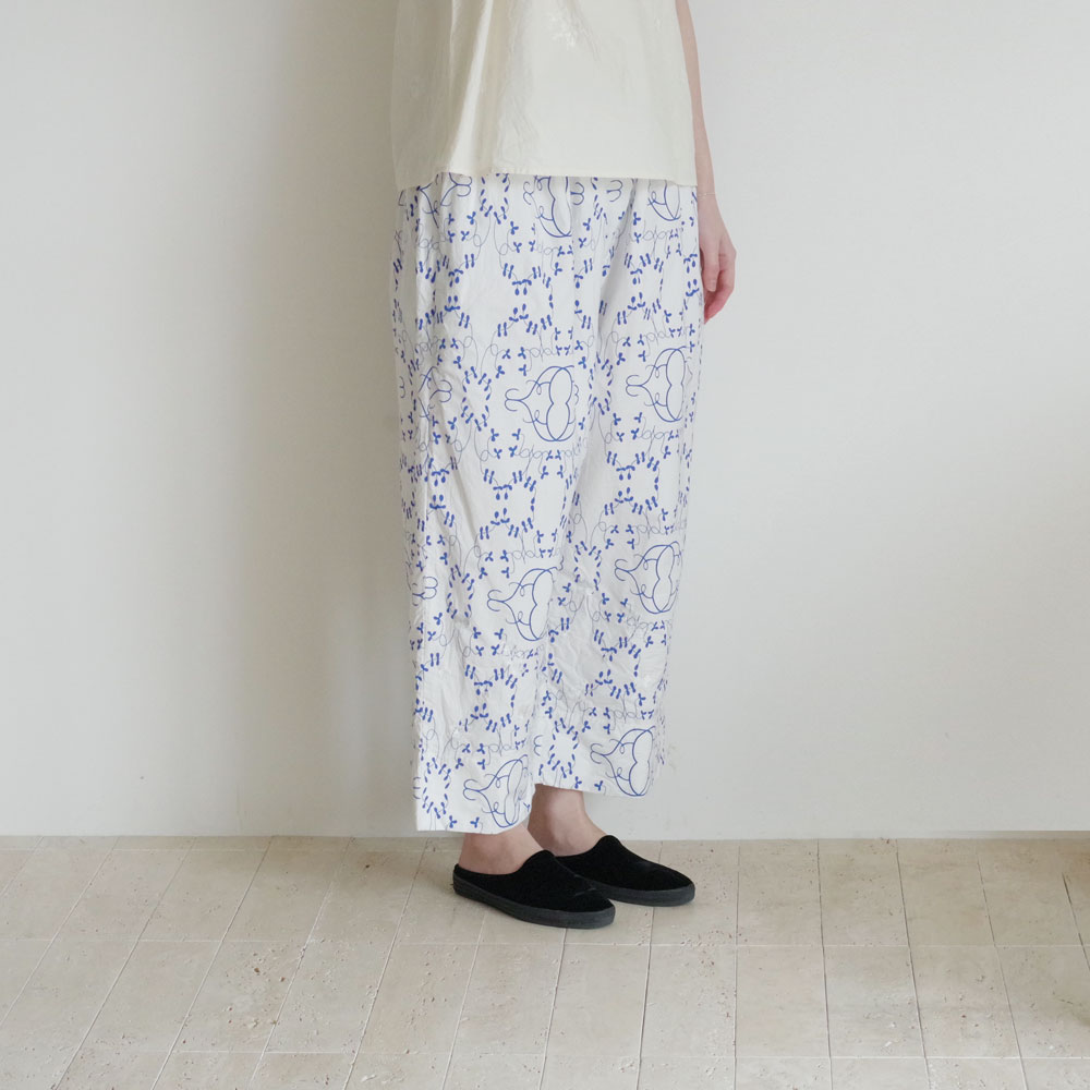 AODRESS �����ɥ쥹 : ��purana�� emb pajama pants ����֥������꡼�ץ��ȥ磻�ɥѥ��