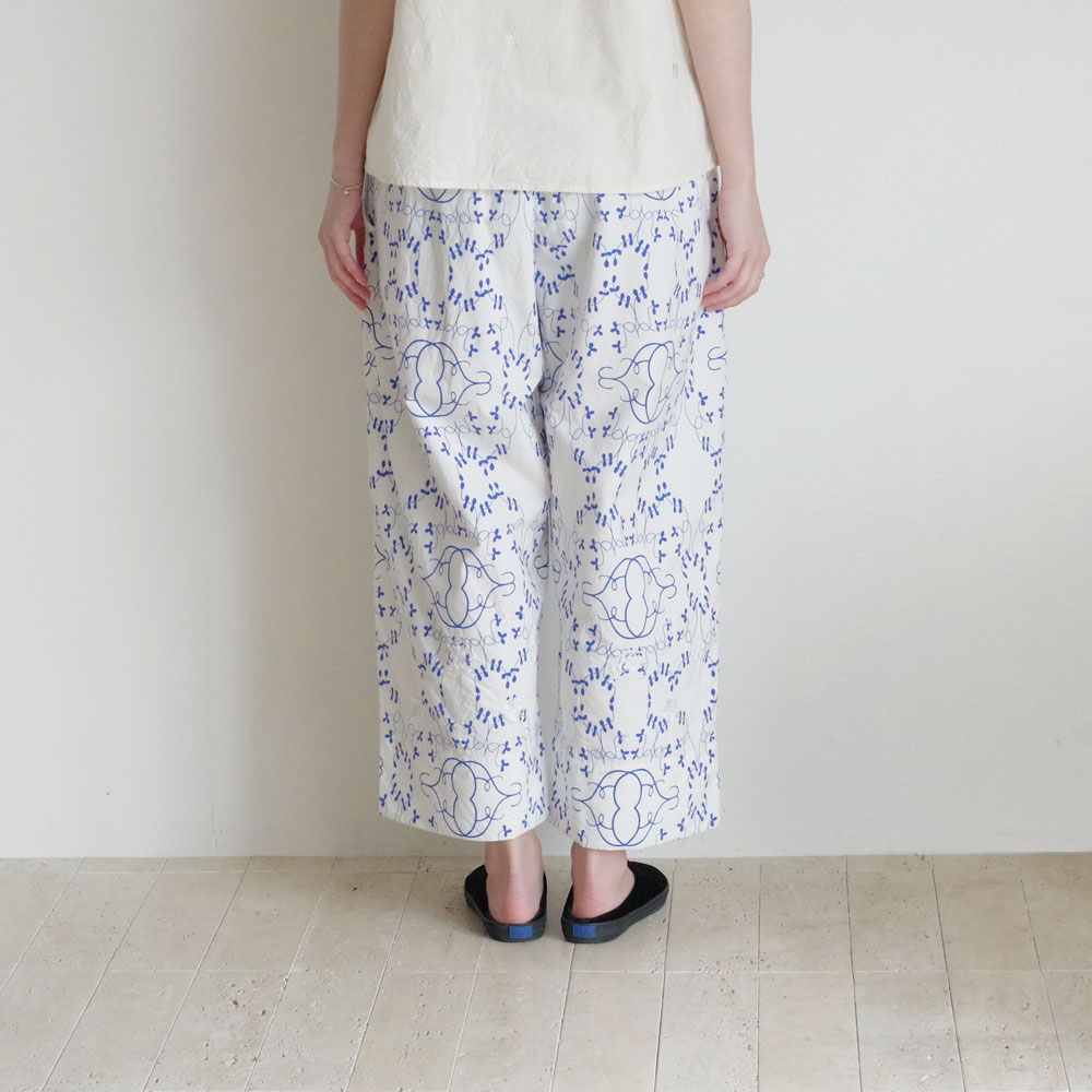 AODRESS �����ɥ쥹 : ��purana�� emb pajama pants ����֥������꡼�ץ��ȥ磻�ɥѥ��
