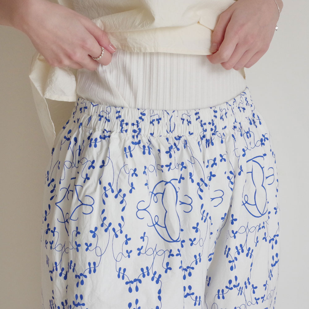 AODRESS �����ɥ쥹 : ��purana�� emb pajama pants ����֥������꡼�ץ��ȥ磻�ɥѥ��