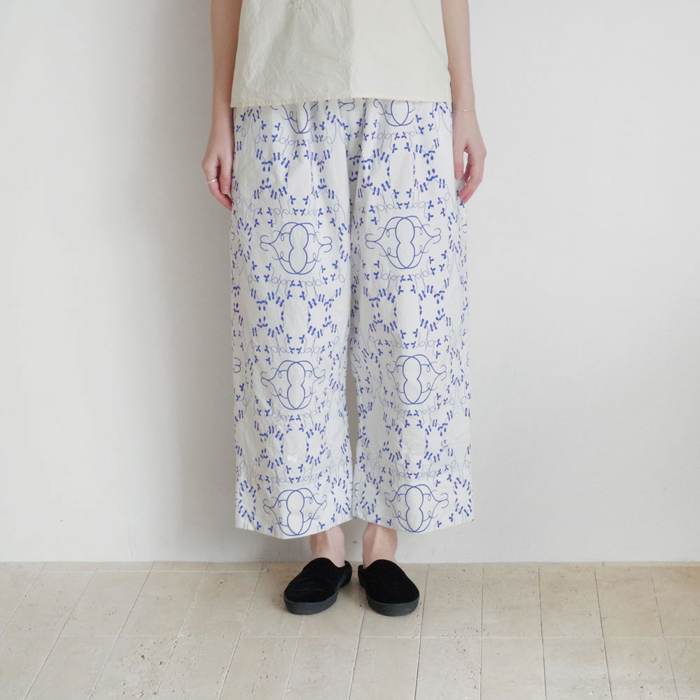 AODRESS �����ɥ쥹 : ��purana�� emb pajama pants ����֥������꡼�ץ��ȥ磻�ɥѥ��