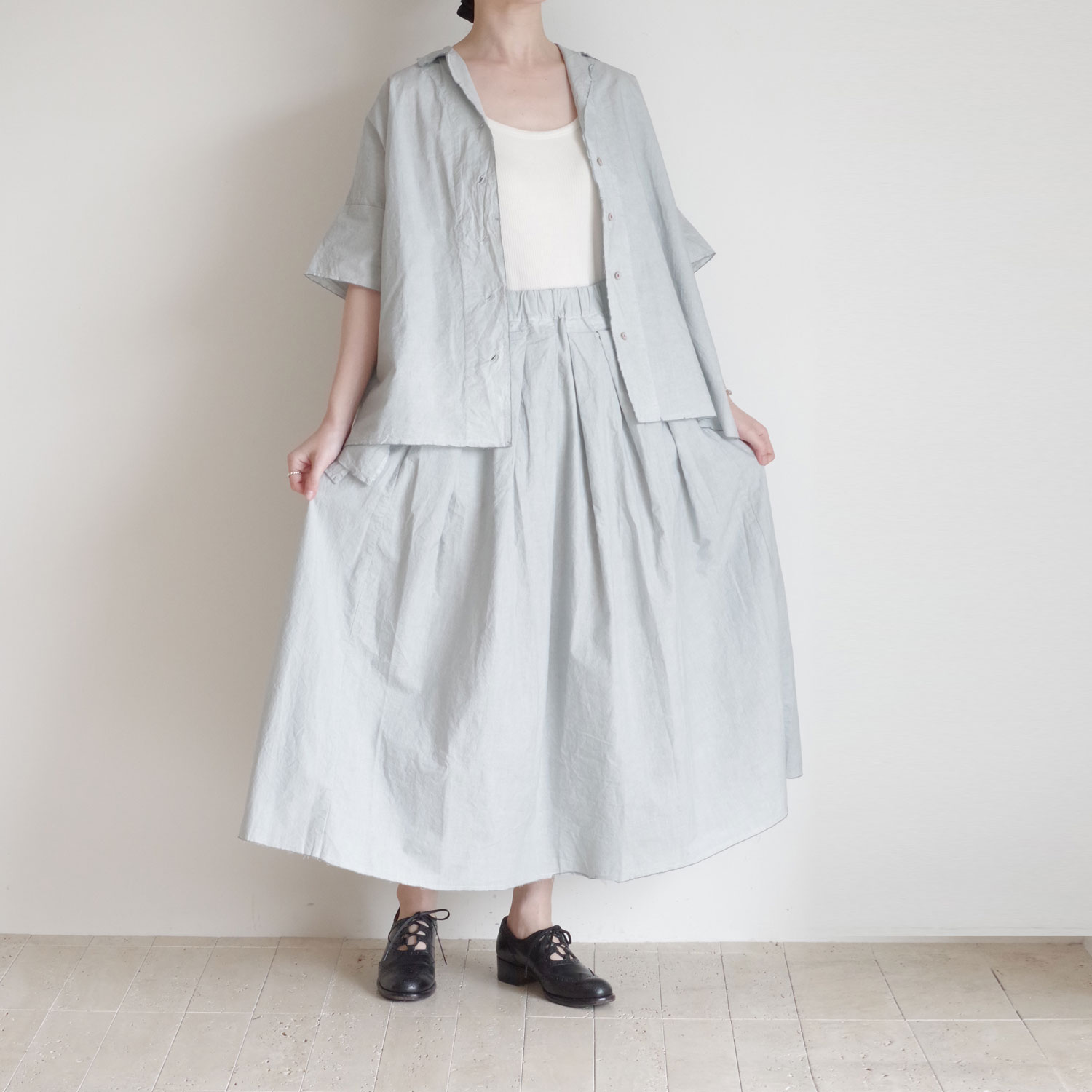 H+ HANNOH WESSEL ���å���ץ�她���Ρ��������� : Shirt Serenity �����ץ󥫥顼�����