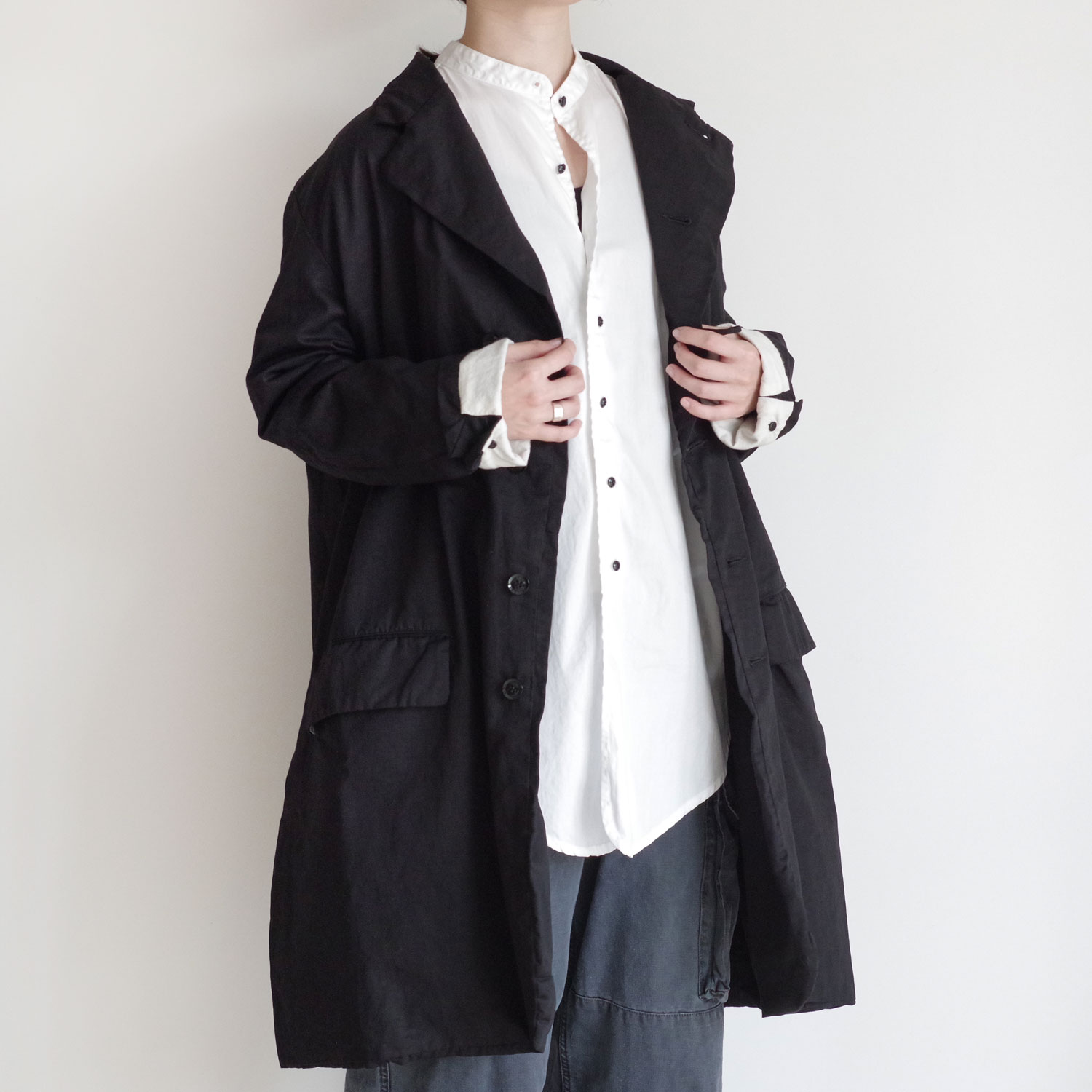 GARMENT REPRODUCTION OF WORKERS��NEW VINCENT COAT �����󥻥�ȥ����� BLACK