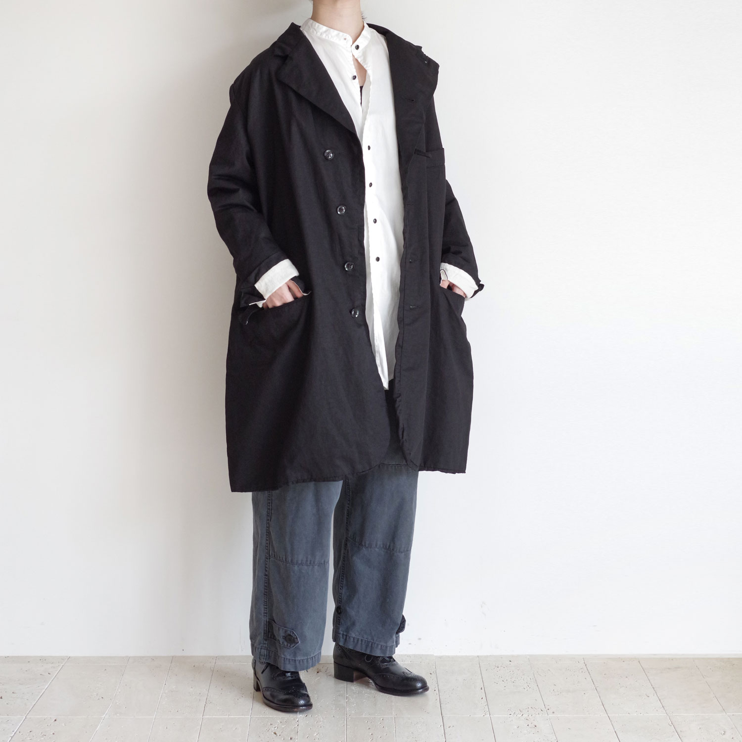 GARMENT REPRODUCTION OF WORKERS��NEW VINCENT COAT �����󥻥�ȥ����� BLACK