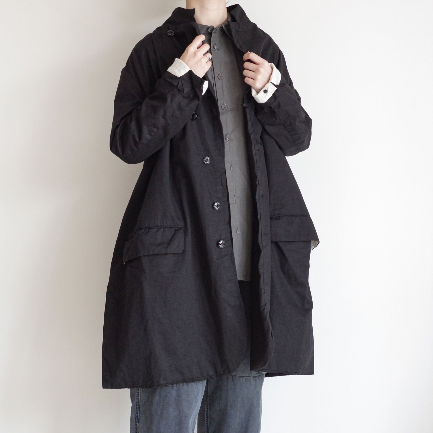 GARMENT REPRODUCTION OF WORKERS��NEW VINCENT COAT �����󥻥�ȥ����� BLACK